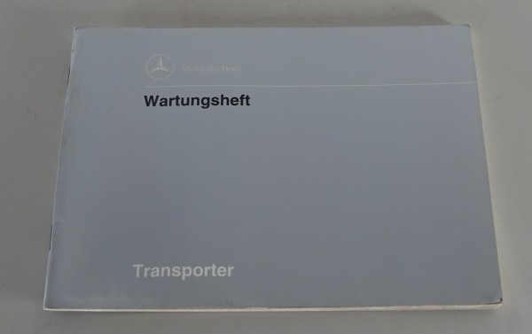 Scheckheft / Wartungsheft blanko Mercedes-Benz DüDo Transporter T2 von 05/1994