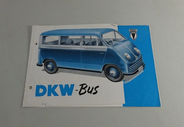 Faltprospekt / Prospekt Auto Union DKW Bus | 20 PS Stand 01/1969