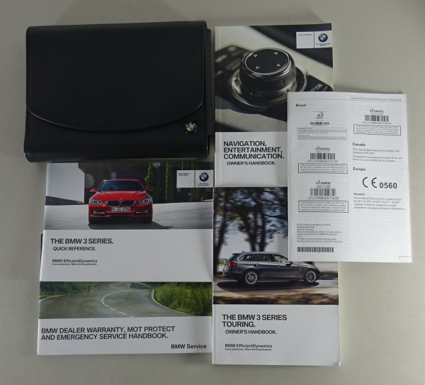 Owner's Manual + Wallet BMW 3-Series F31 touring 316i 320i 328i 320d.. from 2013