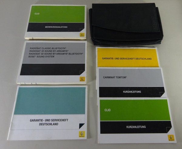 Bordmappe + Betriebsanleitung / Handbuch Renault Clio III Stand 07/2009
