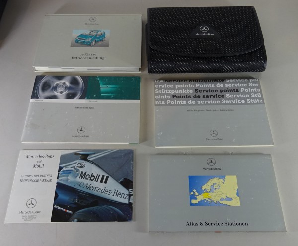 Bordmappe + Betriebsanleitung Mercedes Benz A-Klasse W168 Stand 08/2001