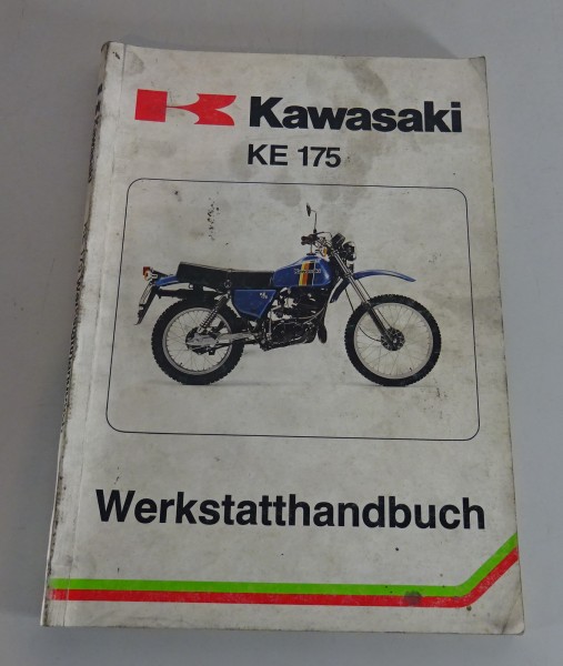 Werkstatthandbuch / Reparaturanleitung Kawasaki KE 175 Stand 08/1979