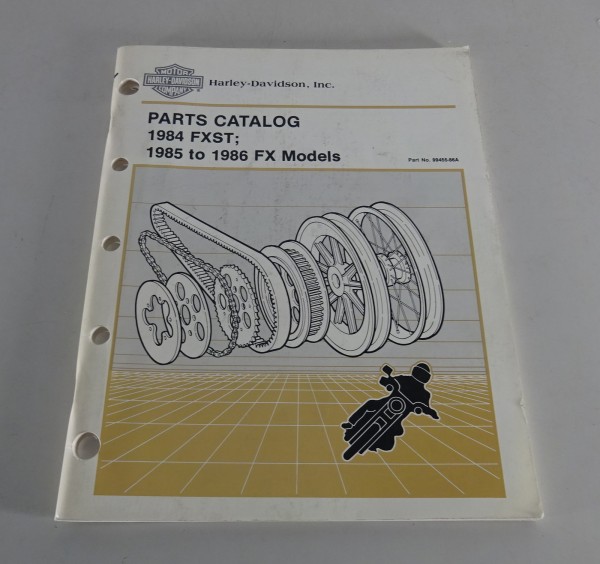 Parts catalog / Spare parts list Harley Davidson FX Models 1984 - 1986 from 1991