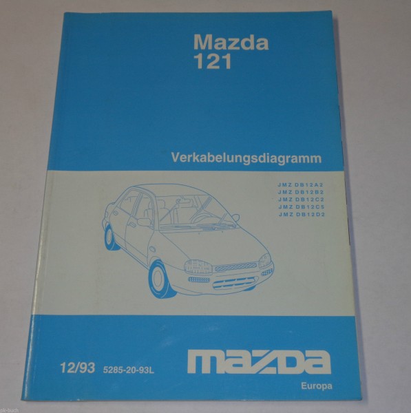 Werkstatthandbuch Mazda 121 Elektrik / Verkabelung / Schaltpläne, Stand