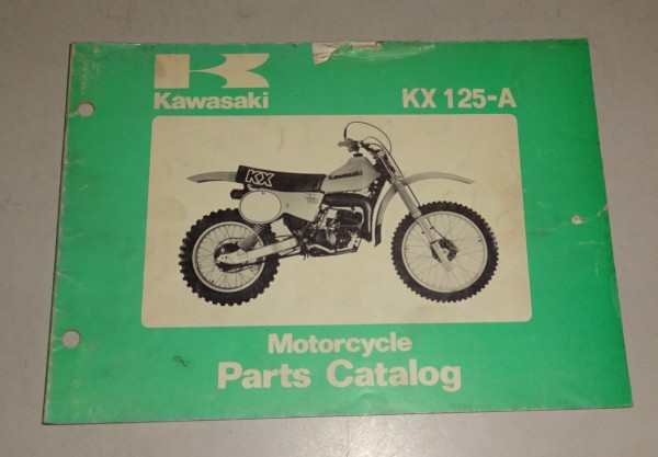 Teilekatalog / Ersatzteilliste / Parts List Kawasaki KX 125-A Stand 10/1978