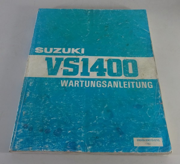 Werkstatthandbuch / Wartungsanleitung Suzuki VS 1400 Intruder Stand 02/1987