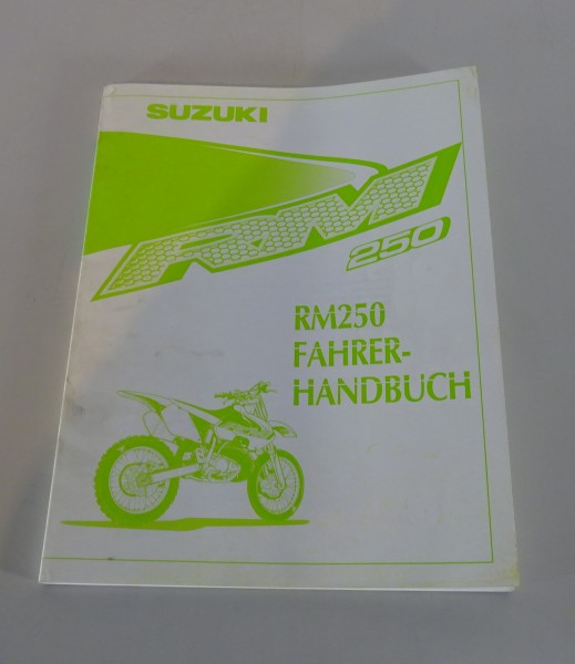 Werkstatthandbuch + Fahrerhandbuch Suzuki RM 250 Stand 07/1999