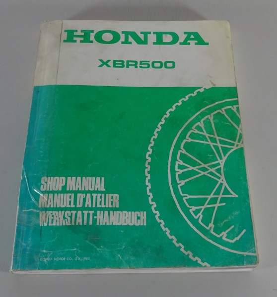 Werkstatthandbuch / Workshop Manual Honda XBR 500 Typ PC15 Stand 1985