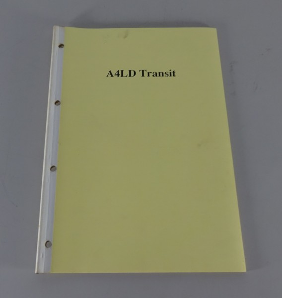 Werkstatthandbuch Ford Transit Automatikgetriebe A4LD Stand 10/1994