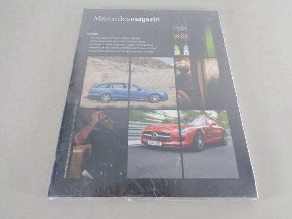 Mercedes Magazin SLS AMG Flügeltürer , E-Klasse W212 Ausgabe 04 - 2009