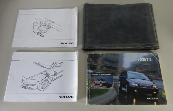 Bordmappe mit Betriebsanleitung / Handbuch Volvo V 70 / V 70 XC von 2002