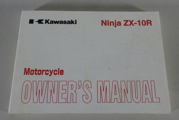 Betriebsanleitung / Manual Kawasaki ZX-10 R Stand 11/2005