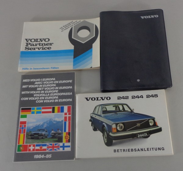 Bordmappe + Betriebsanleitung / Handbuch Volvo 242 / 244 / 245 von 08/1975