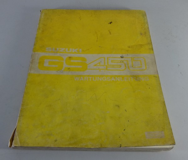 Werkstatthandbuch / Wartungsanleitung Suzuki GS 450 Modelle 79-88 Stand 11/1979