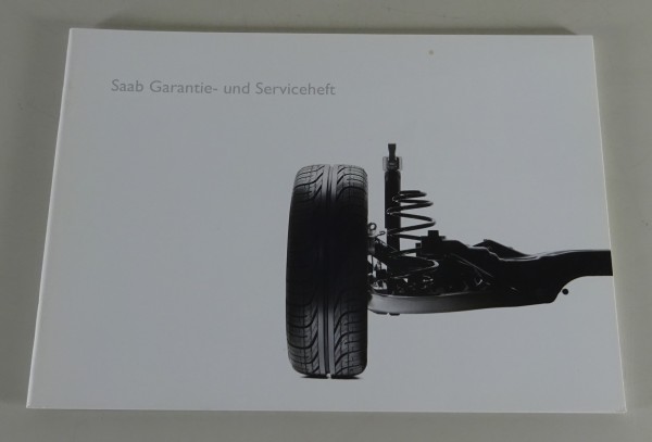 Scheckheft / Serviceheft blanko für Saab 9-3 / 9-5 + Cabrio Bj. 2007 Stand 2006