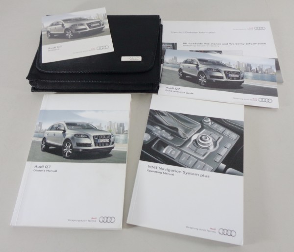 Owner's Manual + Wallet Audi Q7 quattro Petrol and Diesel Typ 4L from 11/2010