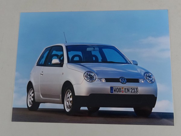Pressefoto VW Lupo FSI - silber Frontansicht von 10/2000