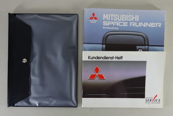 Bordmappe + Betriebsanleitung Mitsubishi Space Runner von 1995