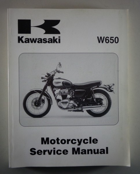 Workshop Manual Kawasaki W650 from 07/1999