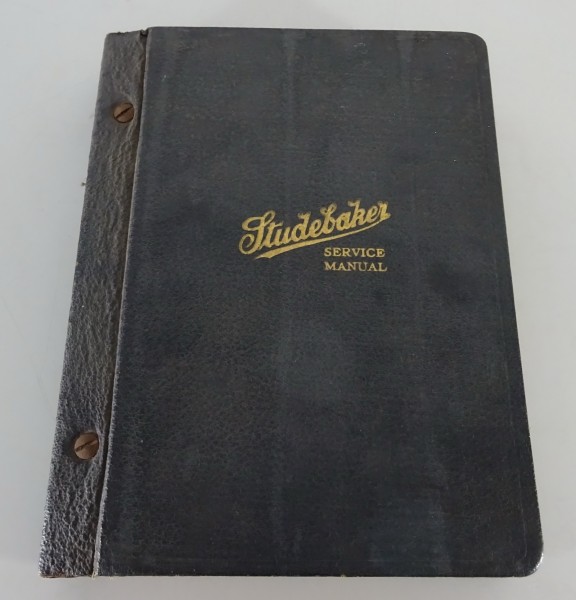 Workshop Manual Studebaker Big Six / Special Six / Light Six from 1921 original