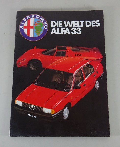 Prospektmappe ,,Die Welt des Alfa Romeo 33'' Stand 1983