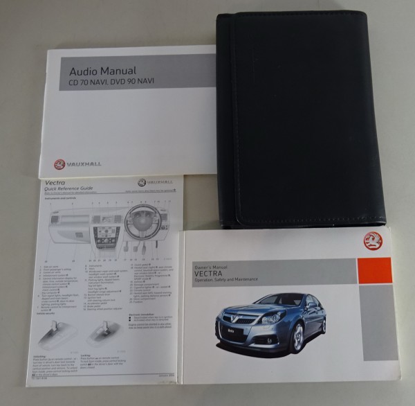 Owner's Manual + Wallet Opel / Vauxhall Vectra C from 01/2006