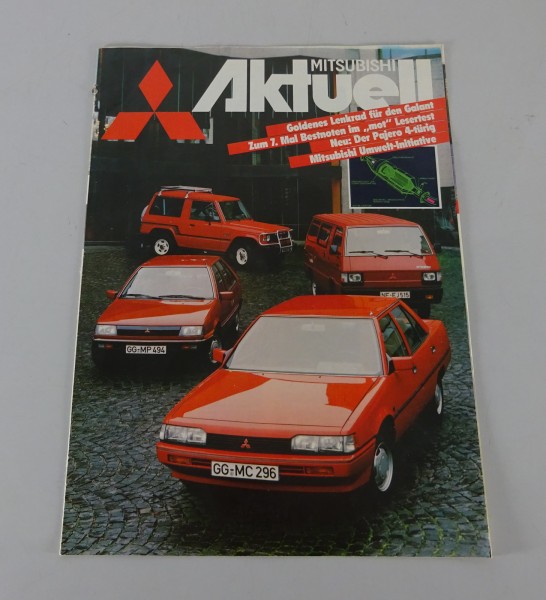 Prospekt / Broschüre Mitsubishi Programmübersicht Stand 1984