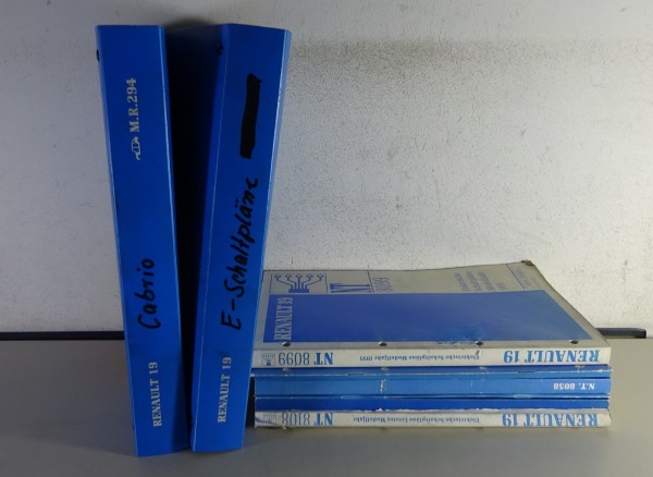 Werkstatthandbuch Renault 19 R19 Schaltplan Mechanik Karosserie Bauj. 1988-1997
