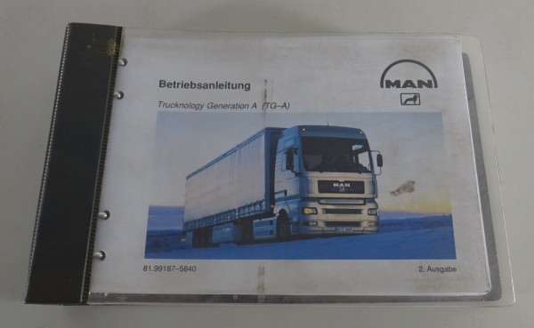Betriebsanleitung / Handbuch MAN Trucknology TGL + TGM Stand 09/2000