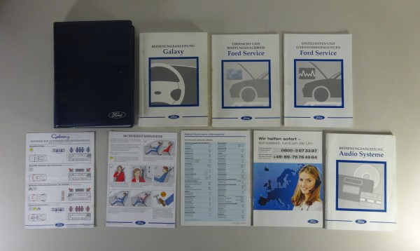 Bordmappe + Betriebsanleitung / Handbuch Ford Galaxy I Stand 07/2001