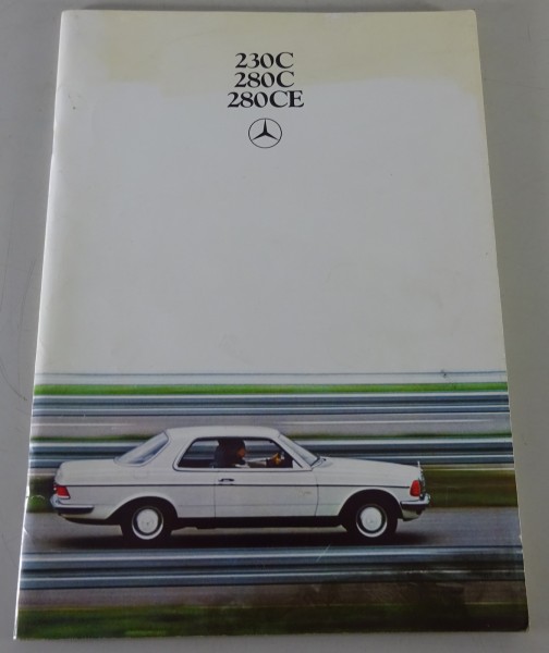 Prospekt Mercedes-Benz W123 / C123 Coupé 230 C / 280 C / 280 CE Stand 01/1977