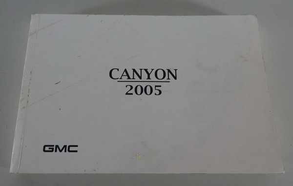 Owner´s Manual / Handbook GMC Canyon Pickup Stand 2005