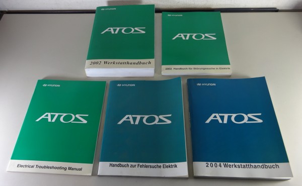 Werkstatthandbuch / Konvolut Hyundai Atos Minivan Modelljahr 2002 - 2004