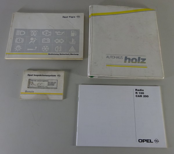 Bordmappe mit Betriebsanleitung / Handbuch Opel Tigra A Stand 01/1995