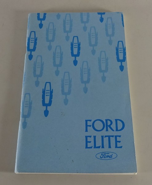 Owner´s Manual / Handbook Ford Elite Stand 1975