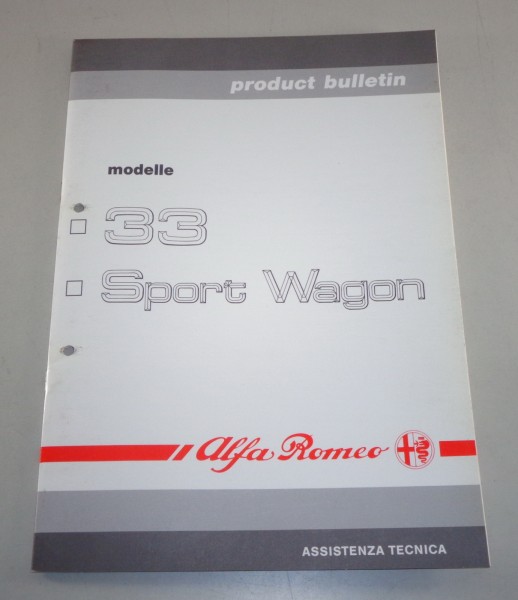 Product Bulletin / Einführungsschrift Alfa Romeo 33 Sport Wagon Stand 2/1992