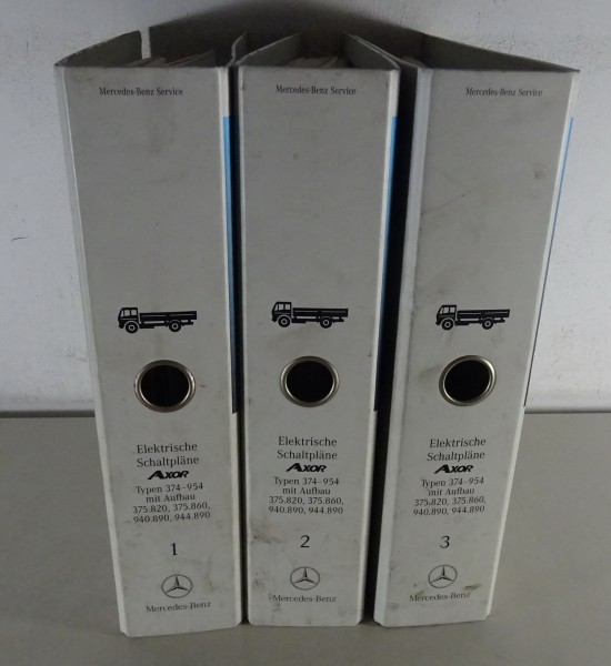 Werkstatthandbuch Elektrik Schaltpläne Mercedes Axor 374 375 940 942 943 944...