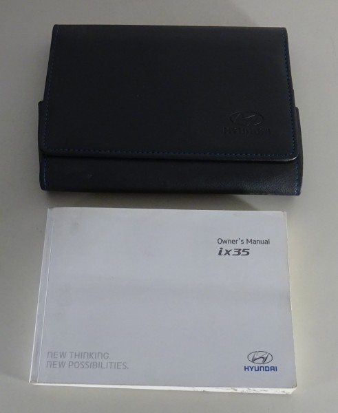 Owner's Manual / Handbook + Wallet Hyundai ix35 Type EL from 2014
