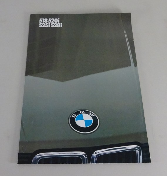 Prospect / Brochure BMW 5er E28 518 / 520i / 525i / 528i from 01/1983