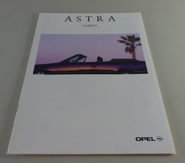 Prospekt / Broschüre Opel Astra F Cabrio + Technische Daten Stand 03/1994