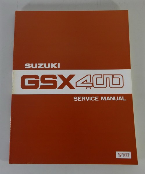 Werkstatthandbuch / Service Manual Suzuki GSX 400 Stand 11/1980