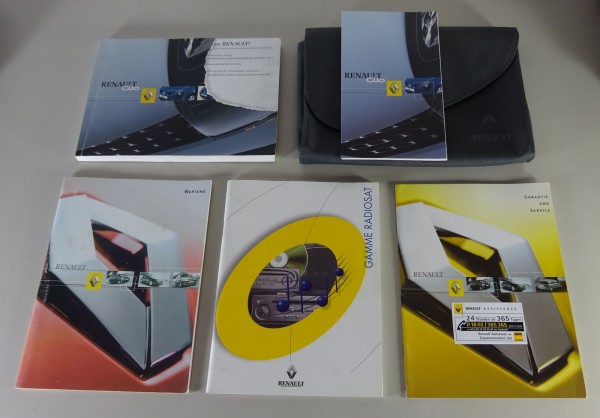Bordmappe + Betriebsanleitung / Handbuch Renault Clio II von 08/2002