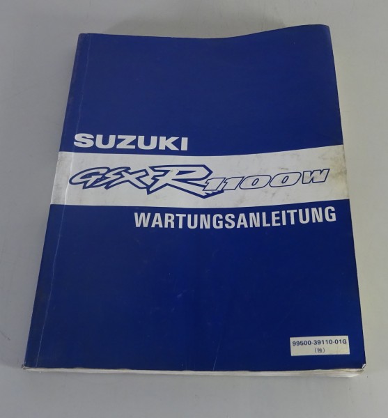Werkstatthandbuch / Wartungsanleitung Suzuki GSX R 1100 W Stand 12/1992
