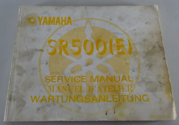 Werkstatthandbuch / Wartungsanleitung Yamaha SR 500 / SR 500 E Stand 04/1978