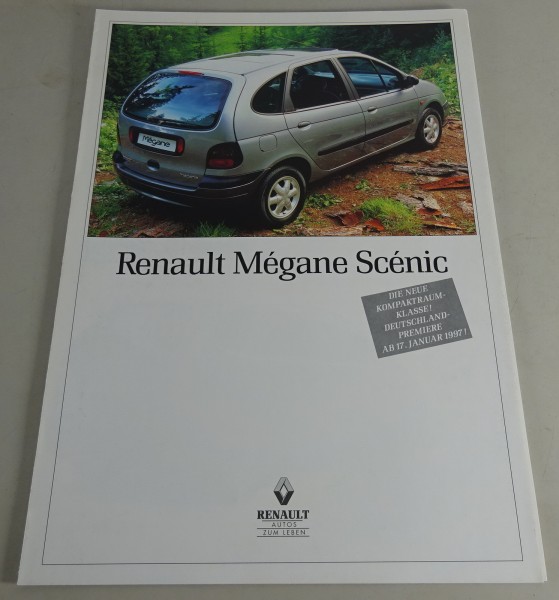 Prospekt / Broschüre Renault Mégane Scénic Stand 10/1996