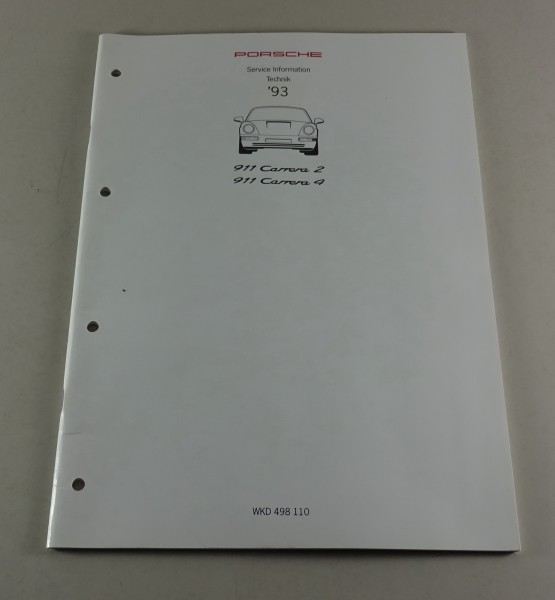 Werkstatthandbuch / Service Information Porsche 911 Carrera 2 / 4 Typ 964 1993