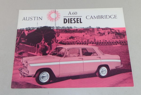 Prospekt / Brochure Austin A60 Cambridge Diesel