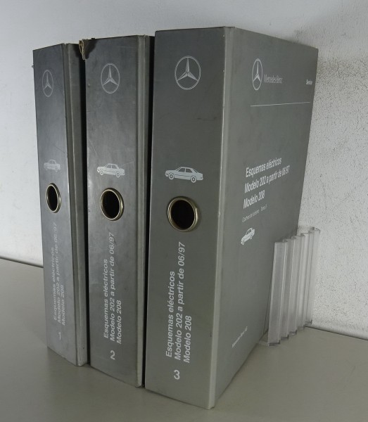 Manual de taller - Esquemas eléctricos Mercedes CLK W208 + Clase C W202 1997