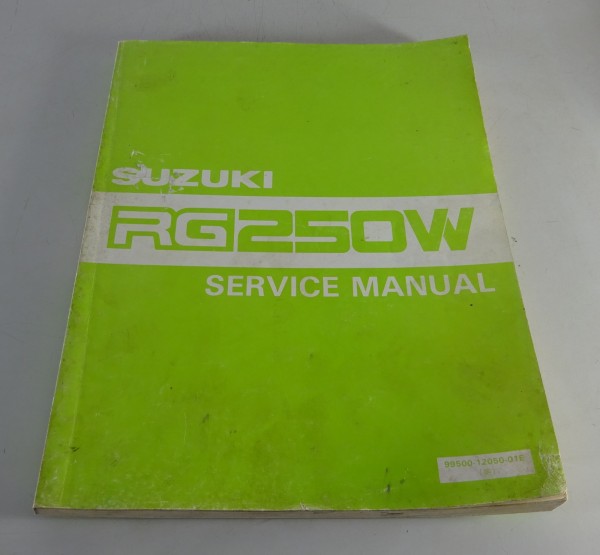 Werkstatthandbuch / Service Manual / Suzuki RG 250 W Stand 09/1983