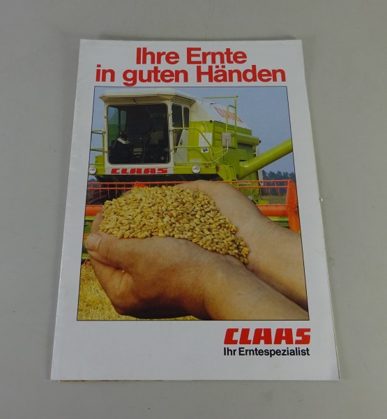 Prospekt / Broschüre Claas Mähdrescher-Programm Typ Dominator